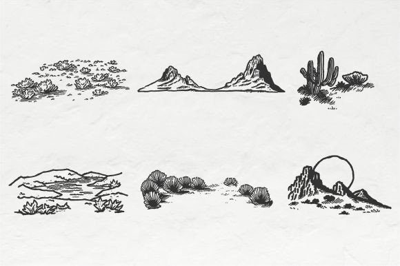 Download Unforgiving Desert Illustration Vector - Premium Resources