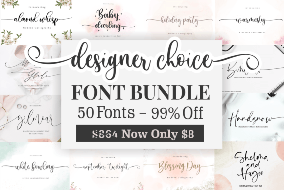 Download Designer Choice - Font Bundle - Choice Collection
