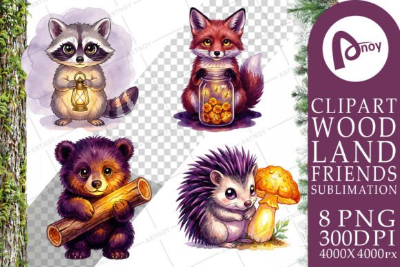 Download Rainy Day Moss Magic Animal Sublimation - Animal sublimation Collection