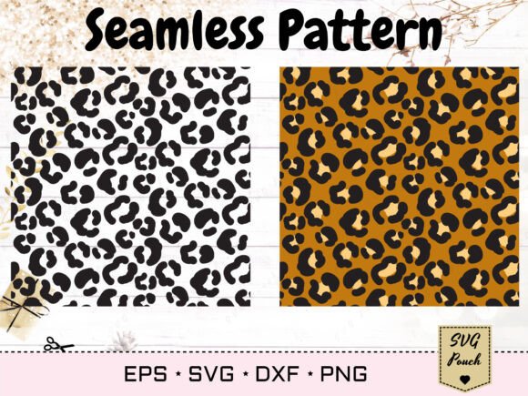 Download Leopard Seamless Pattern SVG - Seamless Collection