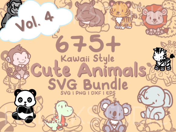 Download 675+ Kawaii Animals SVG Illustrations - Illustration Collection