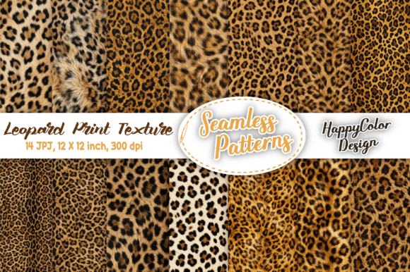 Download Leopard Print Texture Seamless Patterns - Seamless Collection