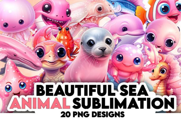 Download Beautiful Cute Sea Animal Clipart - Sea animal clipart Collection